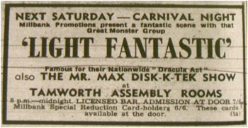 28/06/69 - Carnival Night, Light Fantastic, Mr. Max Disk-K-Tek
