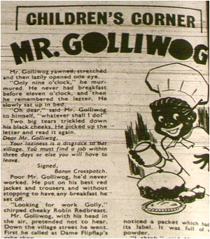 Tamworth Herald – 04/04/69, Children’s Corner – Mr. Golliwog