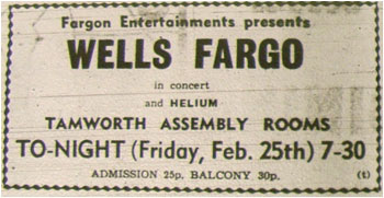 25/02/72 - Wells Fargo plus Helium, Assembly Rooms