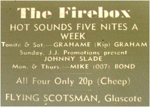 12/01/73 - The Firebox, Grahame (Kip) Graham