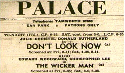 Palace – Don’t Look Now and The Wicker Man