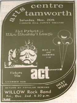 07/12/77 - Willow - Tamworth Arts Centre