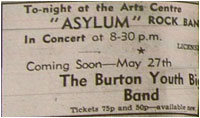 13/05/78 - Asylum, Tamworth Arts Centre