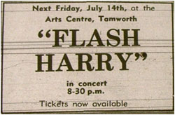 14/07/78 - Flash Harry, Tamworth Arts Centre