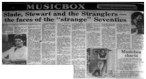 Musicbox - Slade, Stewart and the Stranglers – the faces of the “strange” Seventies.