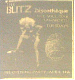 10/04/81 - The Blitz Discotheque - Opening Night – 14/04/81