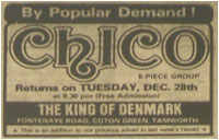 28/12/82 - Chico, King of Denmark