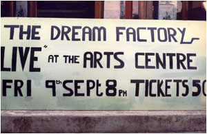 The first Arts Centre gig in September ‘83.