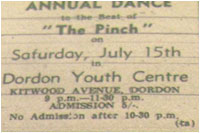 15/07/67 - The Pinch - Dordon Youth Centre