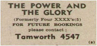 The Power and the Glory – Advert